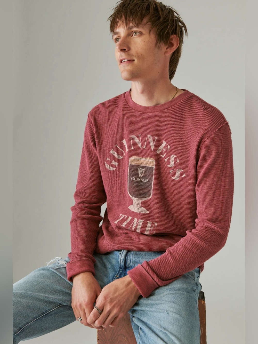 LUCKY BRAND x GUINNESS logo thermal